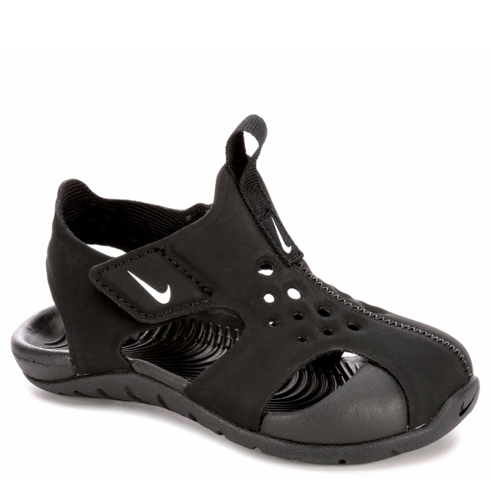 black nike toddler sandals