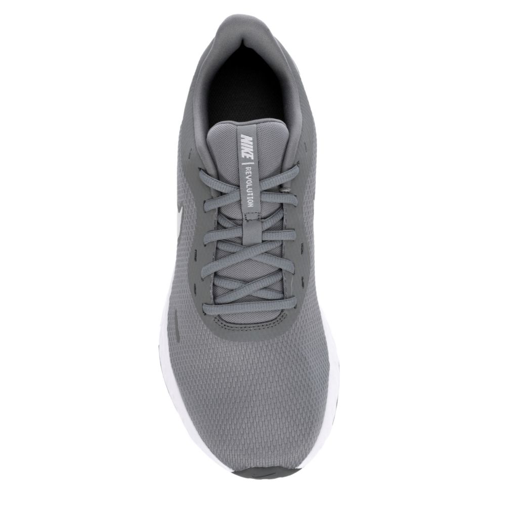 NIKE Mens Revolution 5 Running Shoe - GREY
