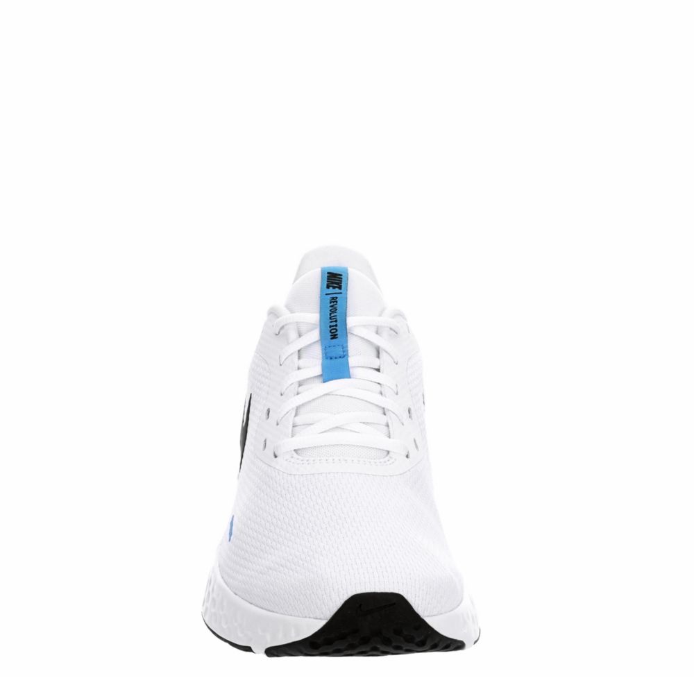 NIKE Mens Revolution 5 Running Shoe - WHITE