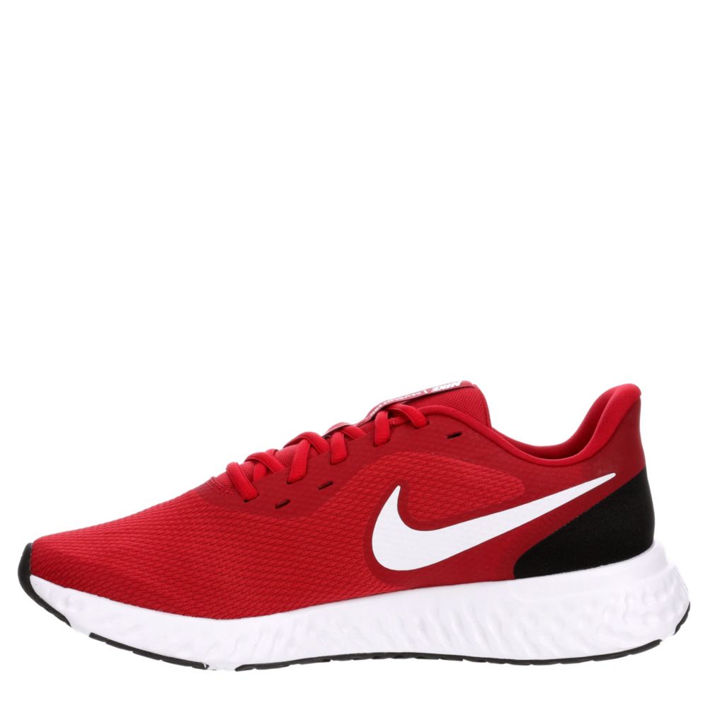 NIKE Mens Revolution 5 Running Shoe - RED