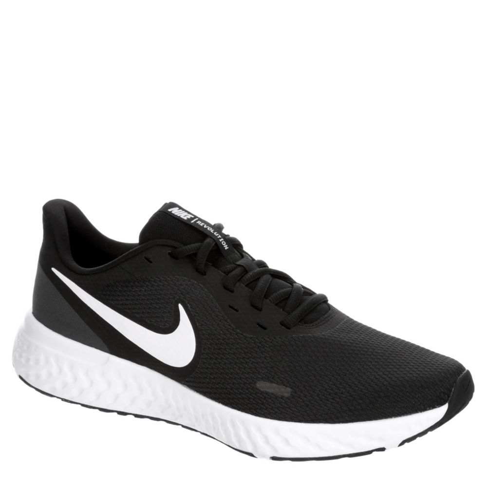 NIKE Mens Revolution 5 Running Shoe - BLACK