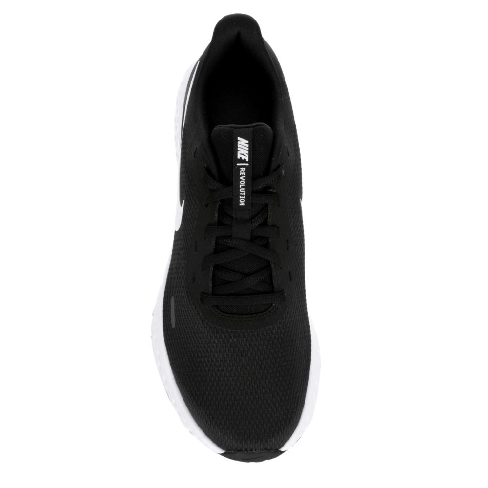 NIKE Mens Revolution 5 Running Shoe - BLACK