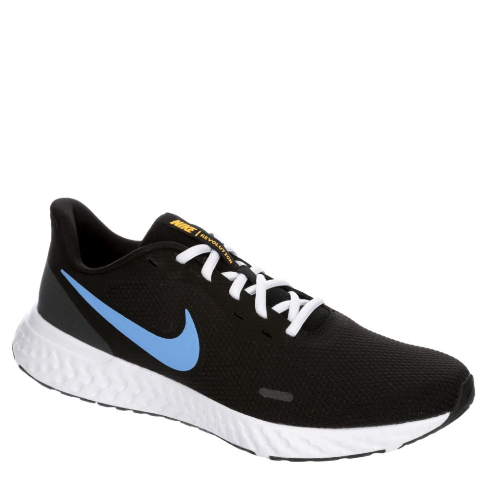 NIKE Mens Revolution 5 Running Shoe - BLACK