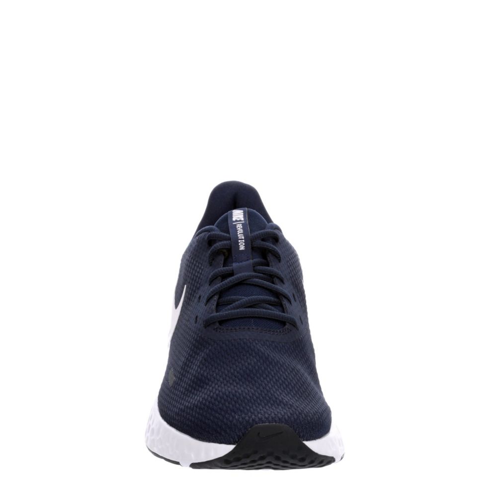 NIKE Mens Revolution 5 Running Shoe - NAVY