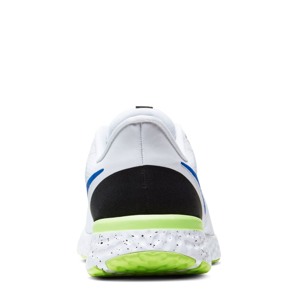 NIKE Mens Revolution 5 Running Shoe - WHITE