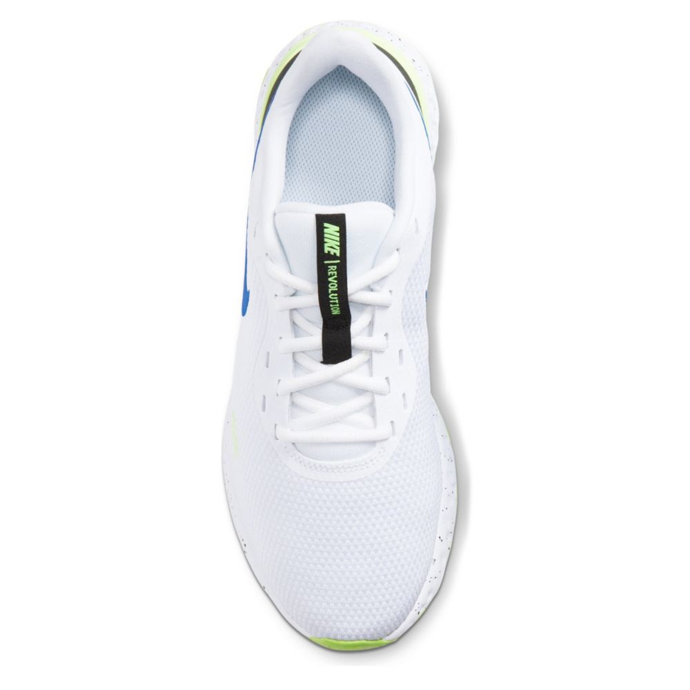 NIKE Mens Revolution 5 Running Shoe - WHITE