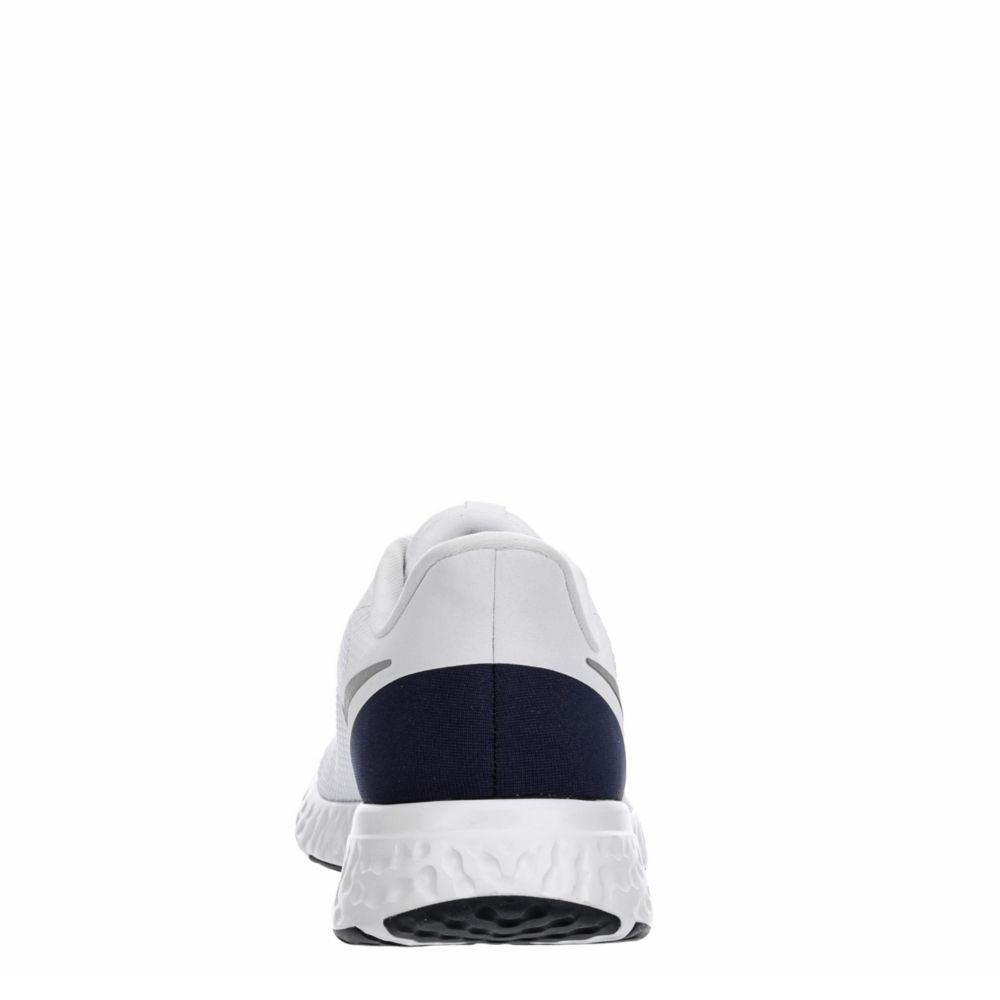 NIKE Mens Revolution 5 Running Shoe - WHITE