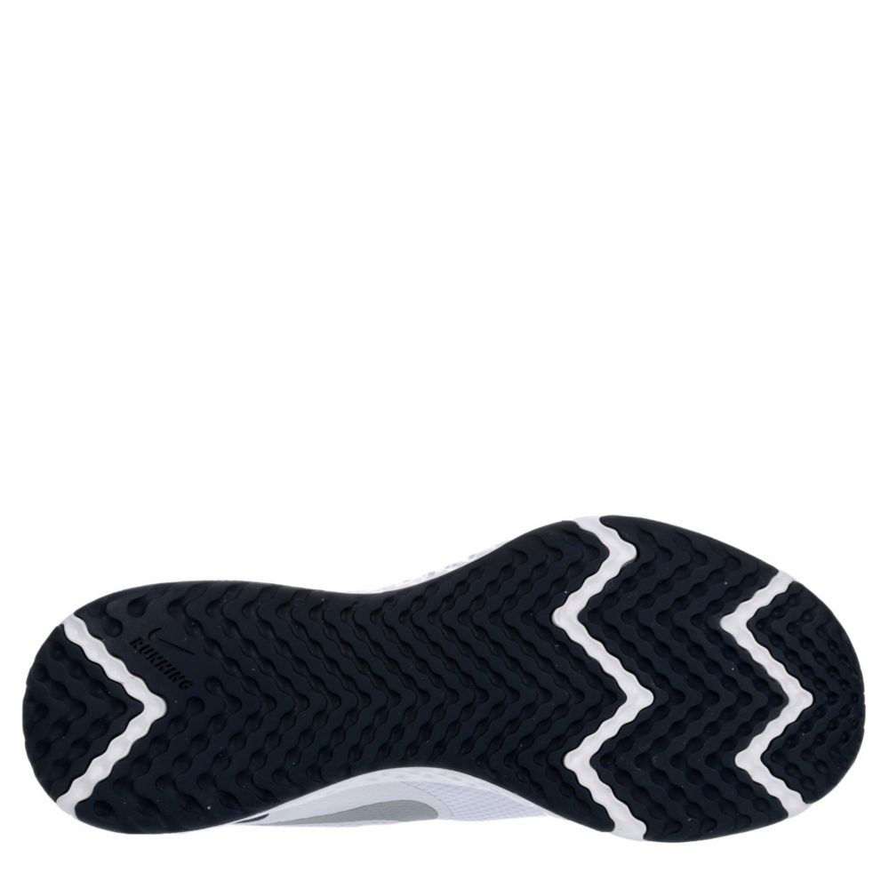 NIKE Mens Revolution 5 Running Shoe - WHITE