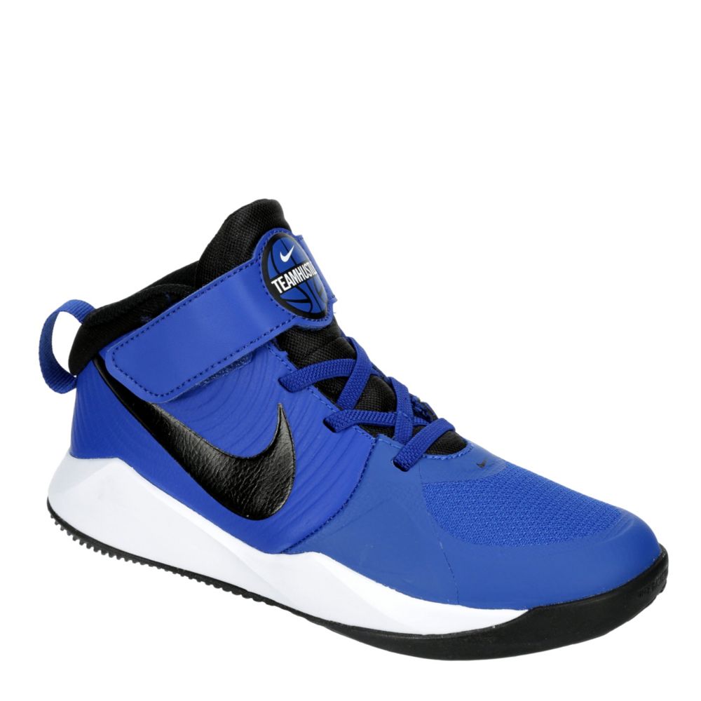 blue nike baby shoes
