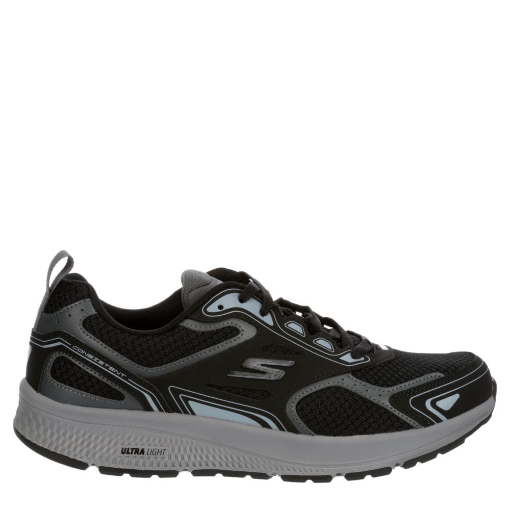 skechers running shoes black