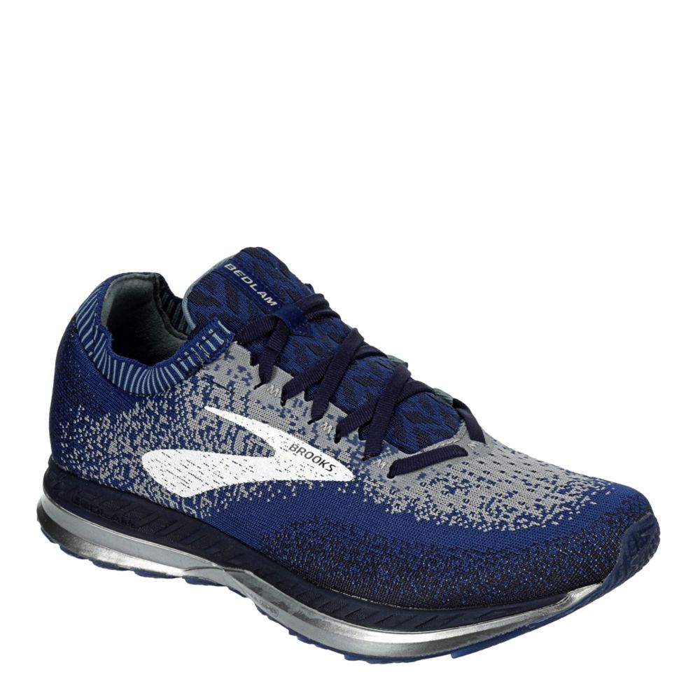 brooks navy running shoes