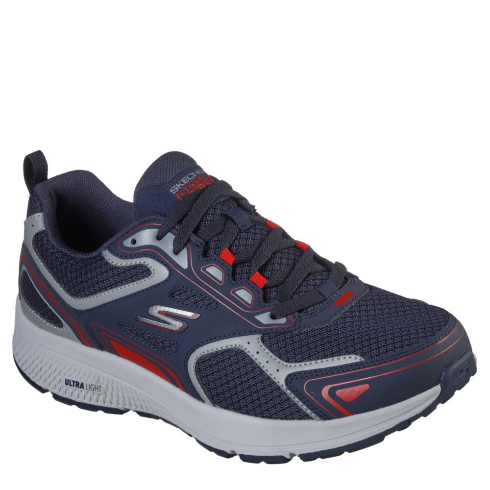 skechers navy running shoes