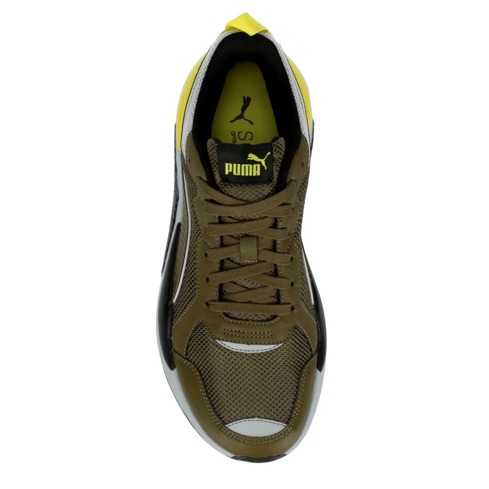 PUMA Mens X-ray Sneaker - OLIVE