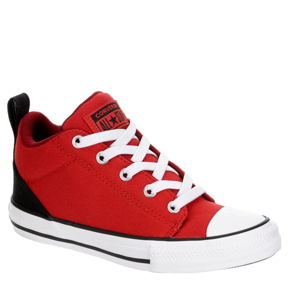 boys red converse