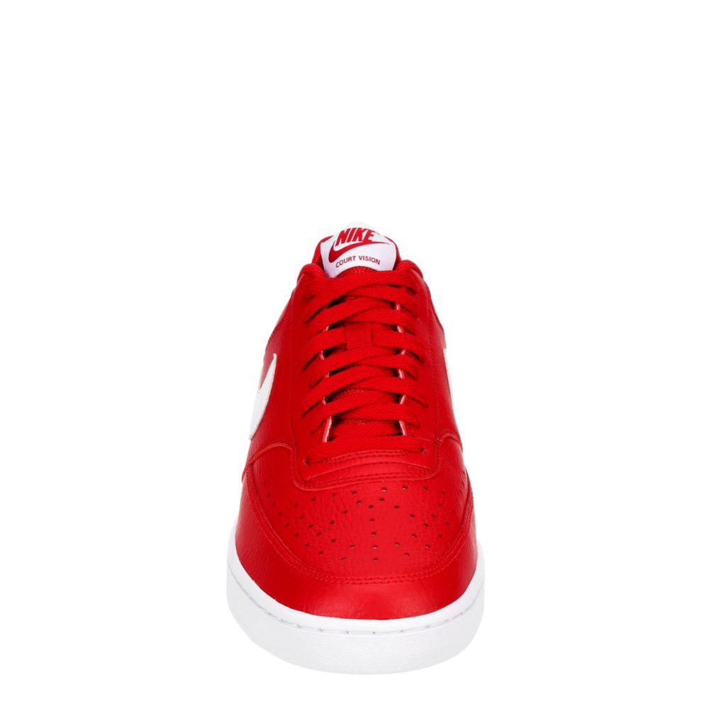 NIKE Mens Court Vision Sneaker - RED