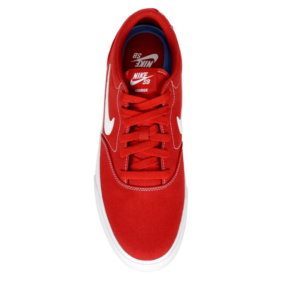 NIKE Mens Sb Charge Sneaker - RED