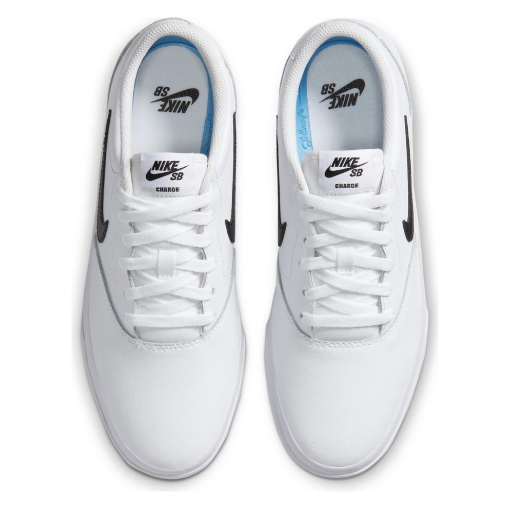 NIKE Mens Sb Charge Sneaker - WHITE