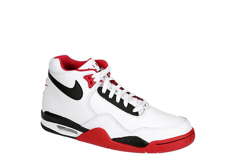 White Nike Mens Flight Legacy Sneaker | Athletic | Off Broadway Shoes