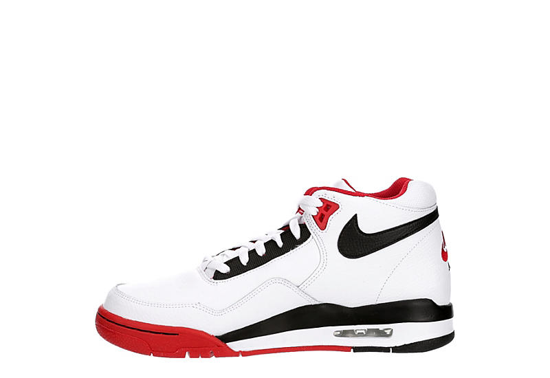 White Nike Mens Flight Legacy Sneaker | Athletic | Off Broadway Shoes