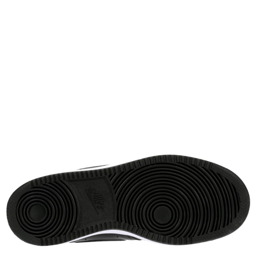 NIKE Mens Court Vision Mid Sneaker - BLACK