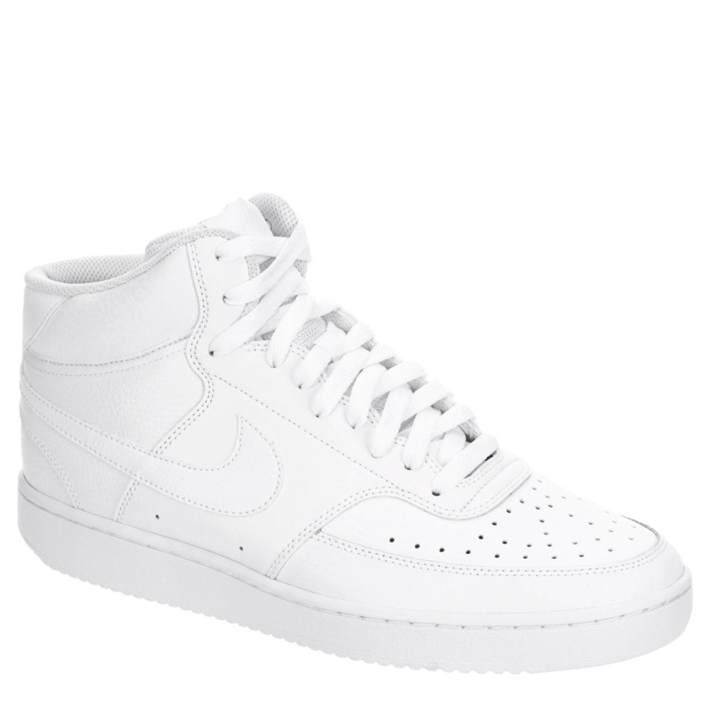 nike men white court vision sneakers