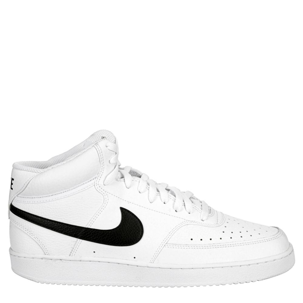 nike men white court vision sneakers