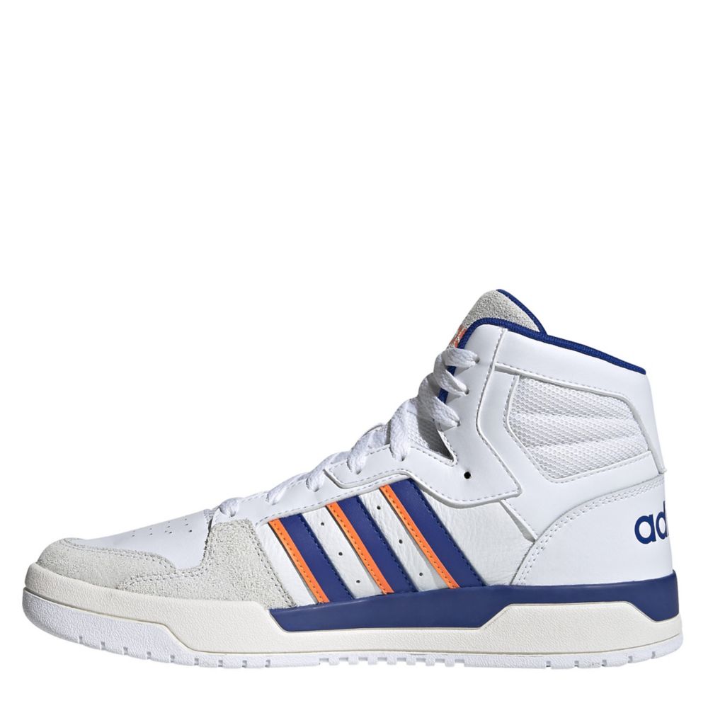 ADIDAS Mens Entrap Mid Top Sneaker - WHITE