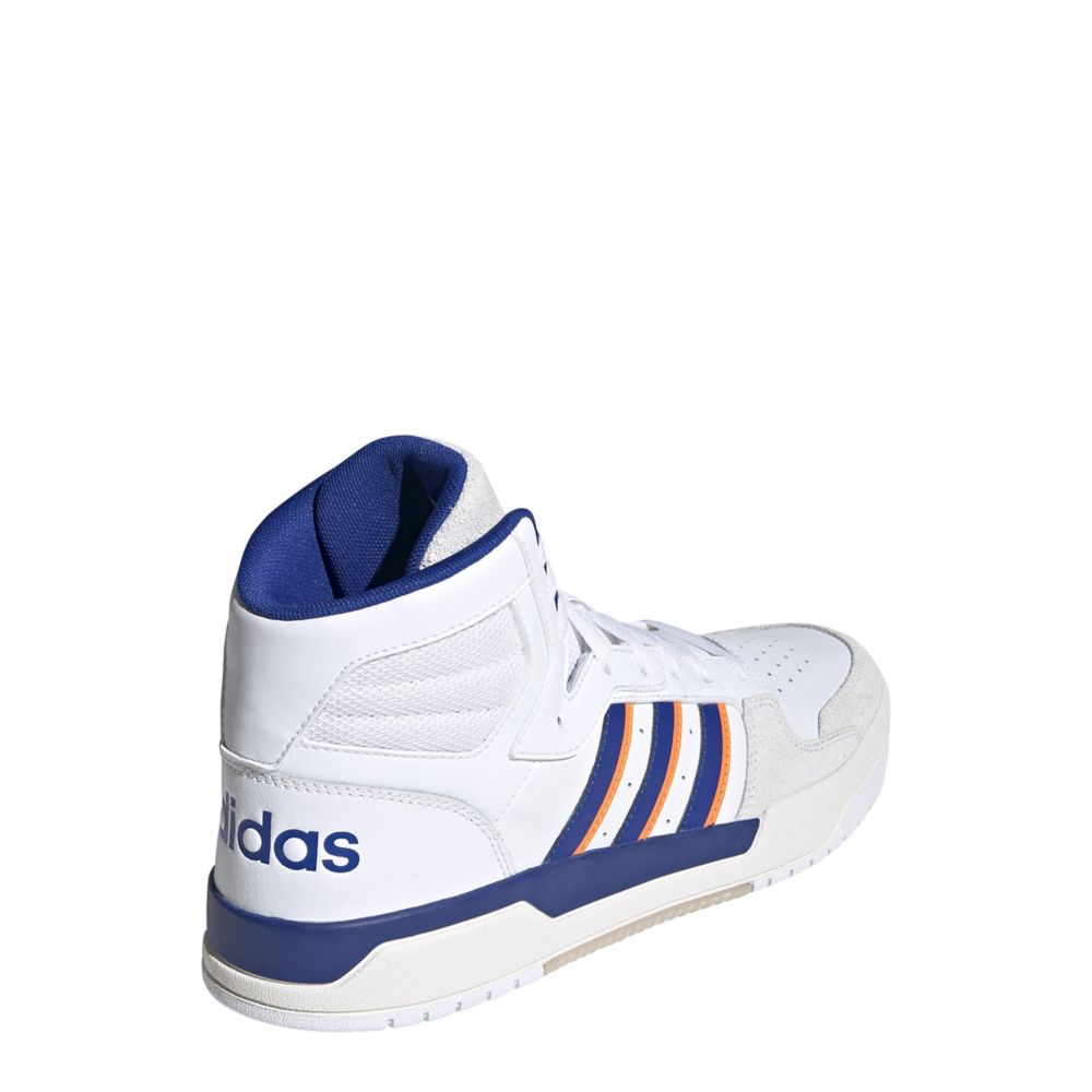 ADIDAS Mens Entrap Mid Top Sneaker - WHITE