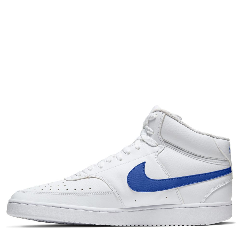 nike men white court vision sneakers