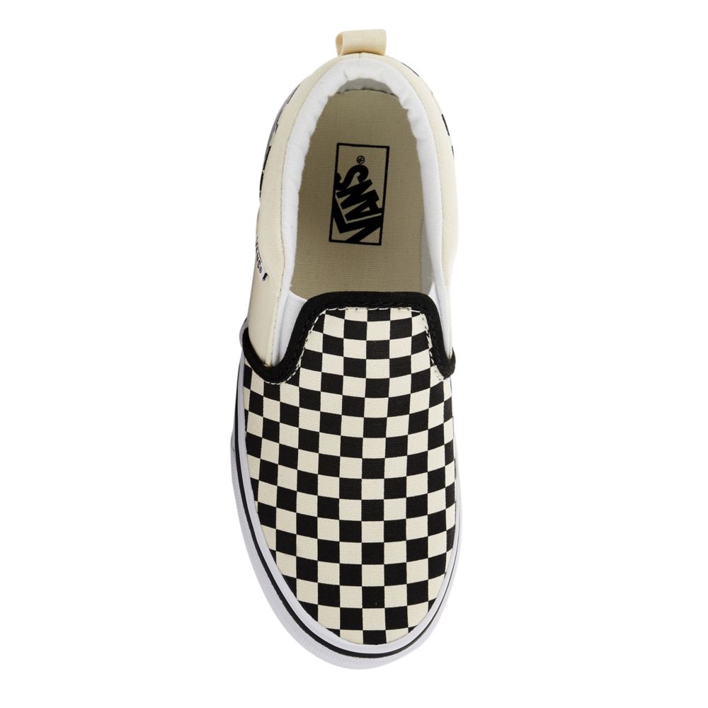 VANS Boys Asher Slip On Sneaker - OFF WHITE