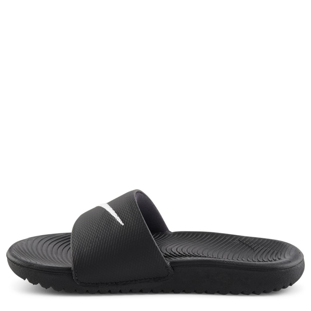 NIKE Boys Kawa Slide Sandal - BLACK