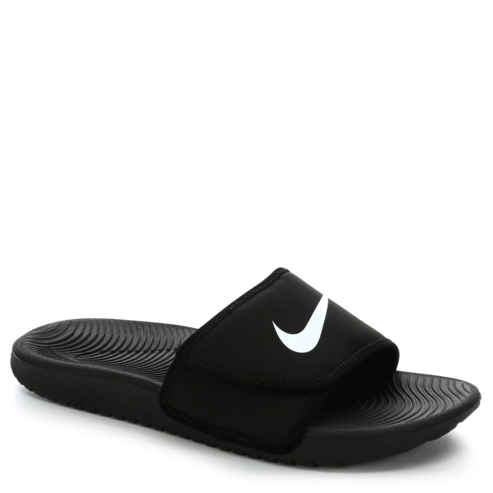 NIKE Boys Kawa Slide Sandal - BLACK