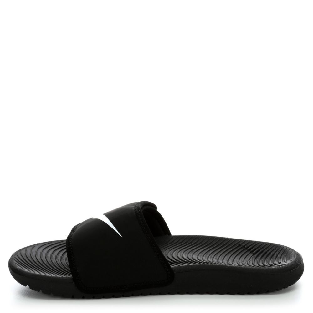 NIKE Boys Kawa Slide Sandal - BLACK
