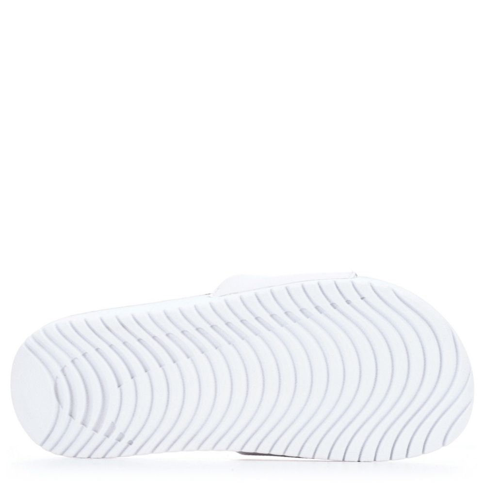 NIKE Boys Kawa Slide Sandal - WHITE