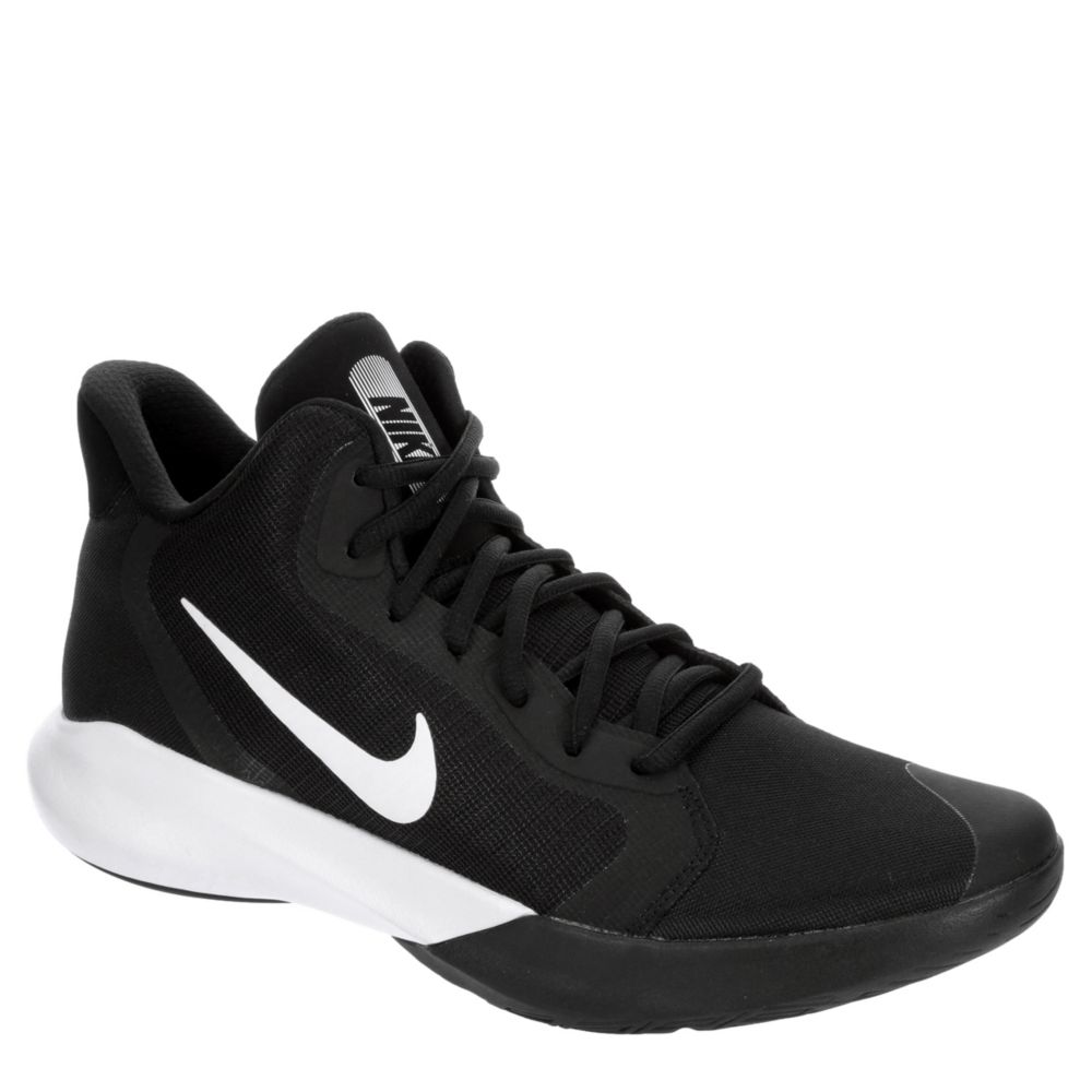 Black Nike Mens Precision Iii Basketball Shoe | Athletic | Off Broadway ...