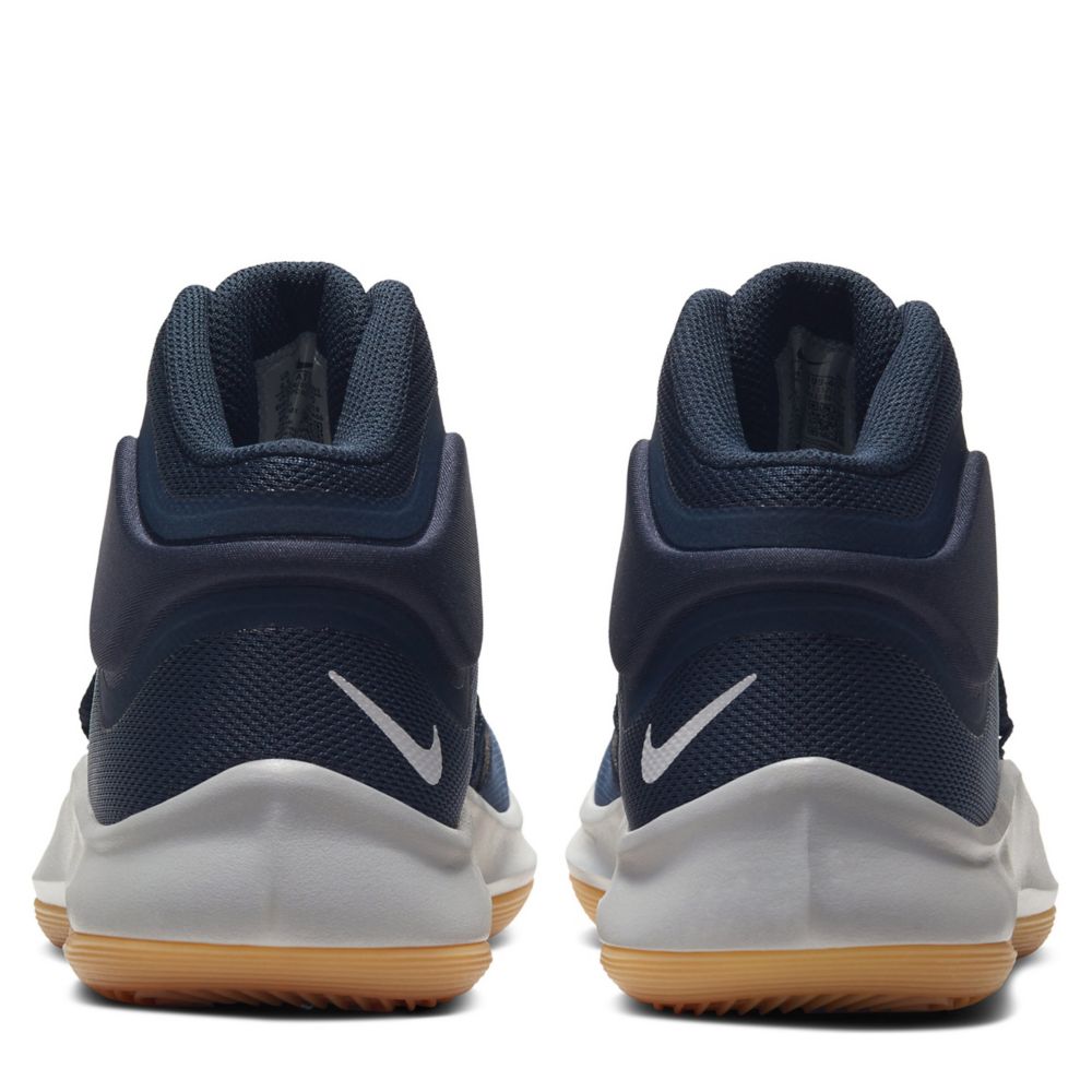navy basketball shoes nike