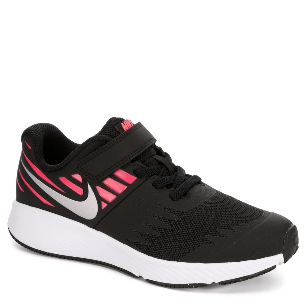 Black Nike Girls Preschool Star Runner Sneaker Kids Off Broadway Shoes