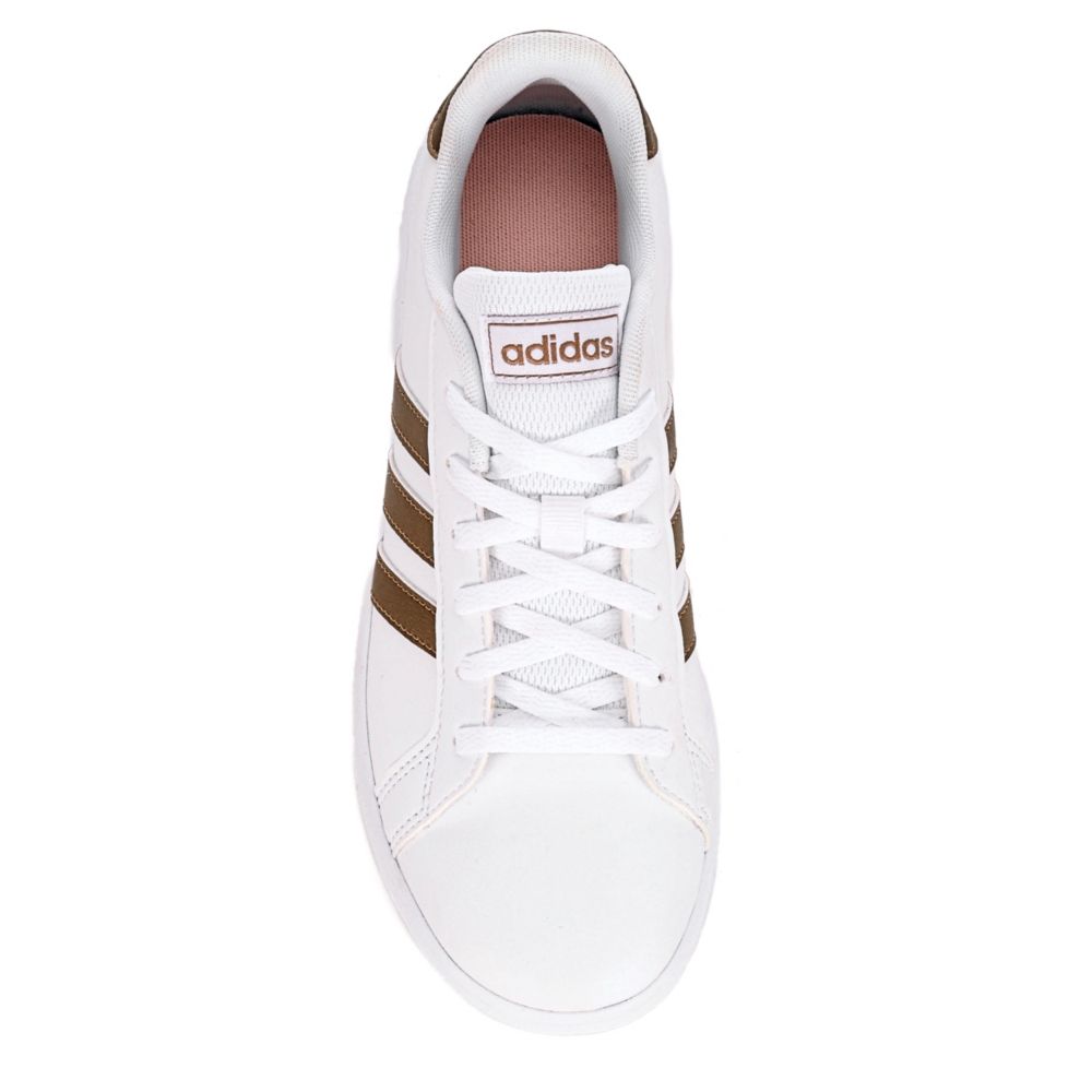 ADIDAS Girls Grand Court Sneaker - WHITE