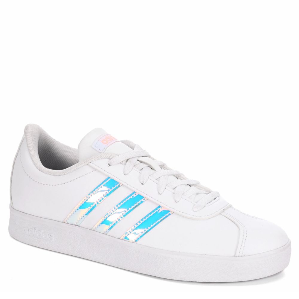 girls white adidas sneakers