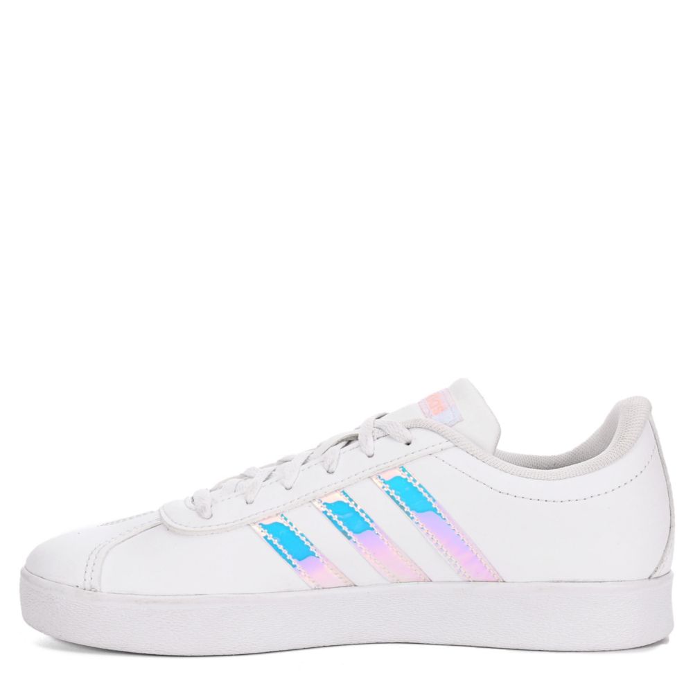 ADIDAS Girls Vl Court 2.0 Sneaker - WHITE