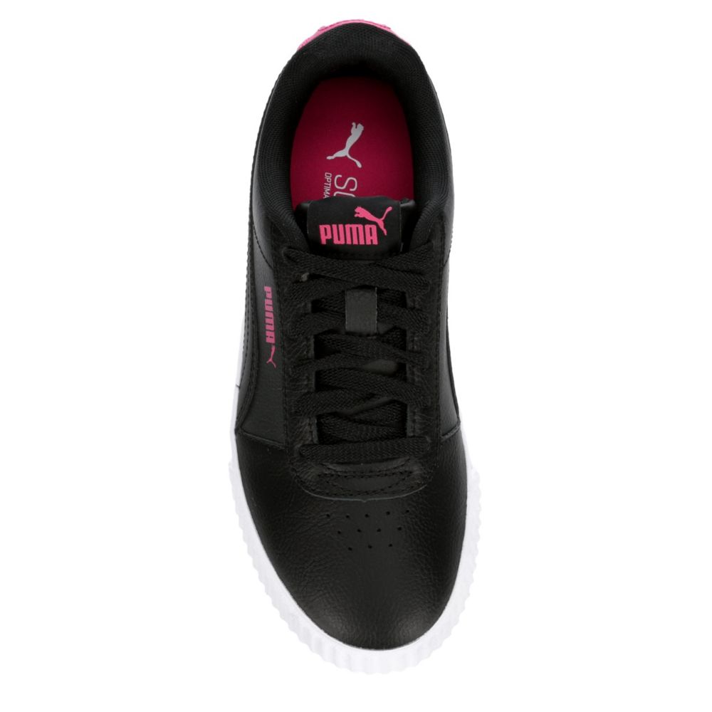 PUMA Girls Carina Sneaker - BLACK