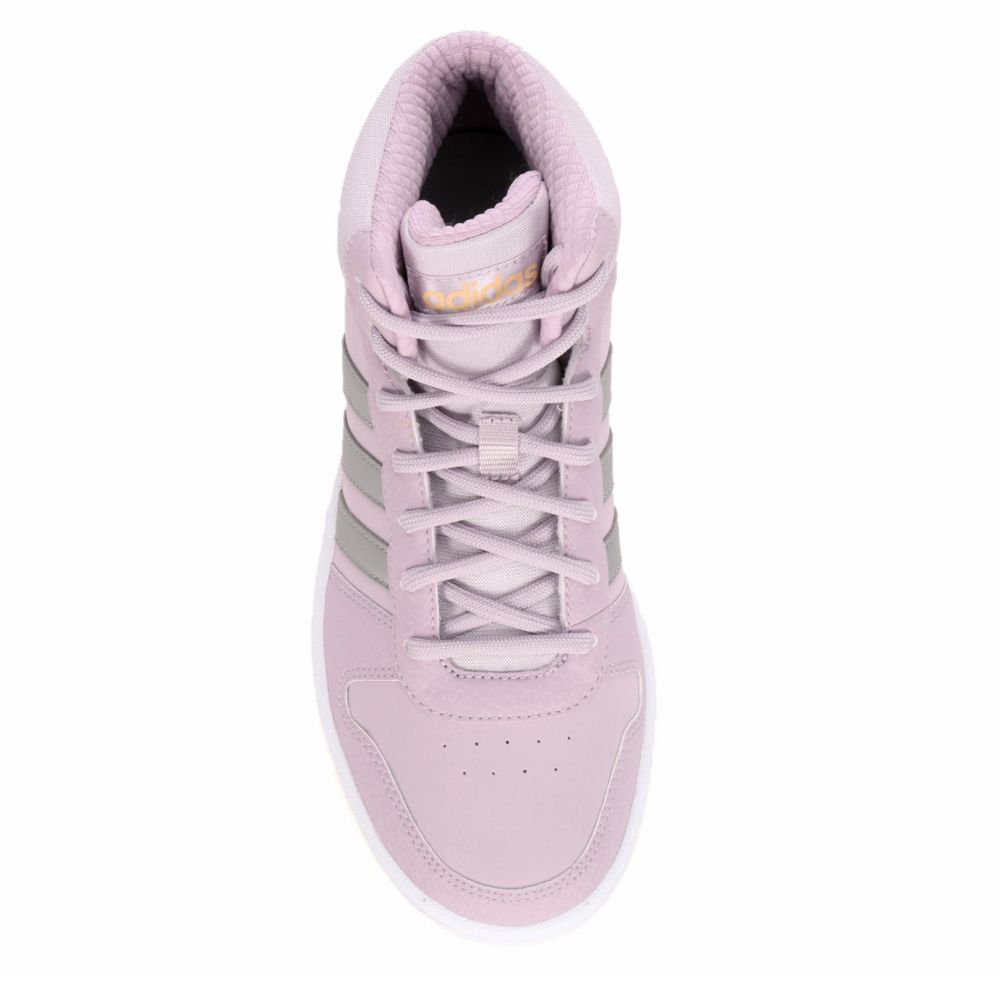ADIDAS Girls Hoops 2.0 Mid Sneaker - BLUSH