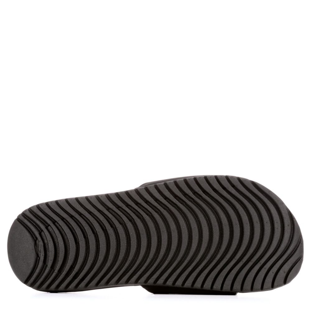 nike kawa slide black gold