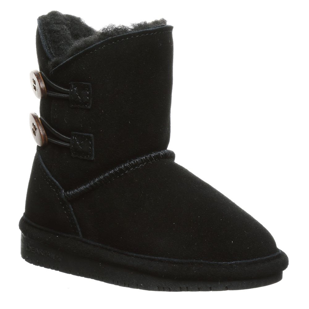 infants black boots