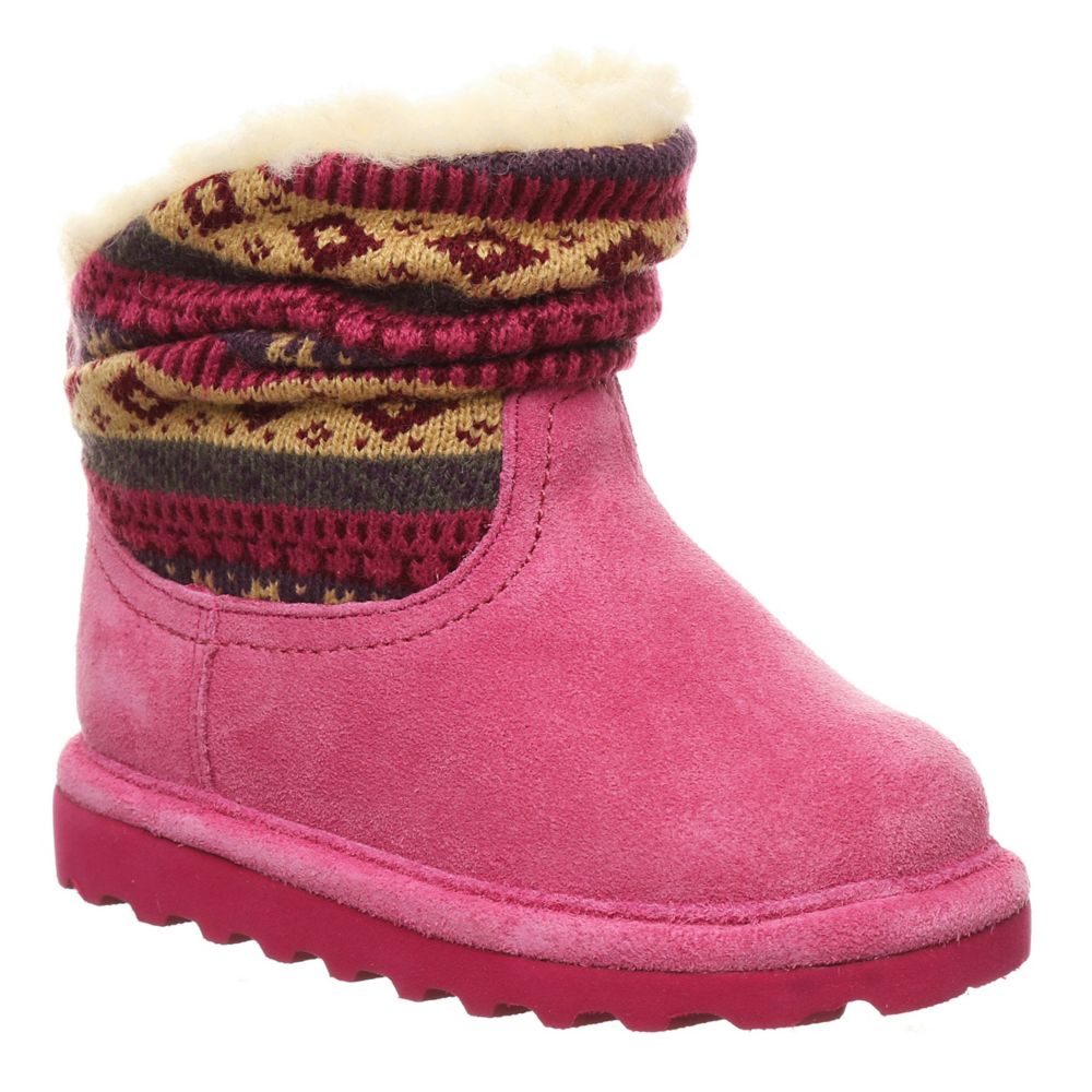pink bearpaw boots