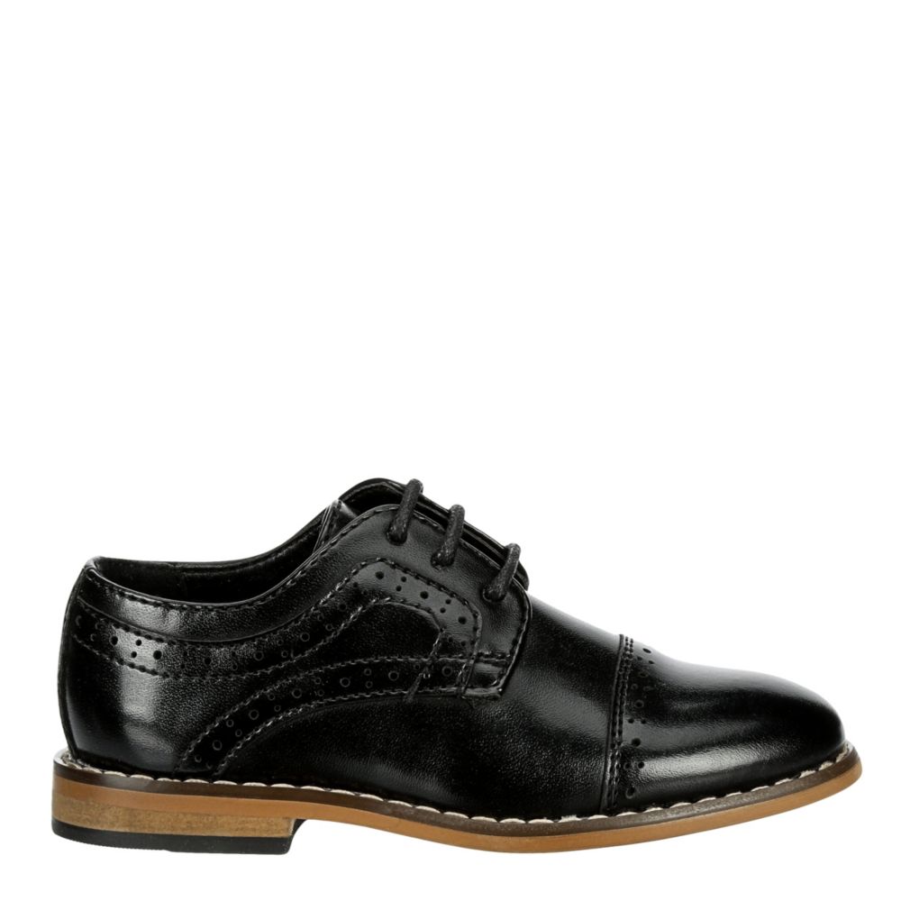 STACY ADAMS Boys Infant Boys Dickinson Cap Toe Dress Oxford - BLACK