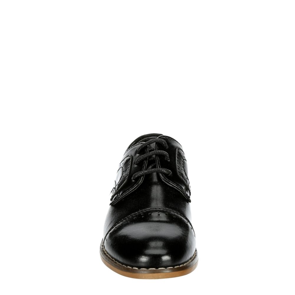 STACY ADAMS Boys Infant Boys Dickinson Cap Toe Dress Oxford - BLACK