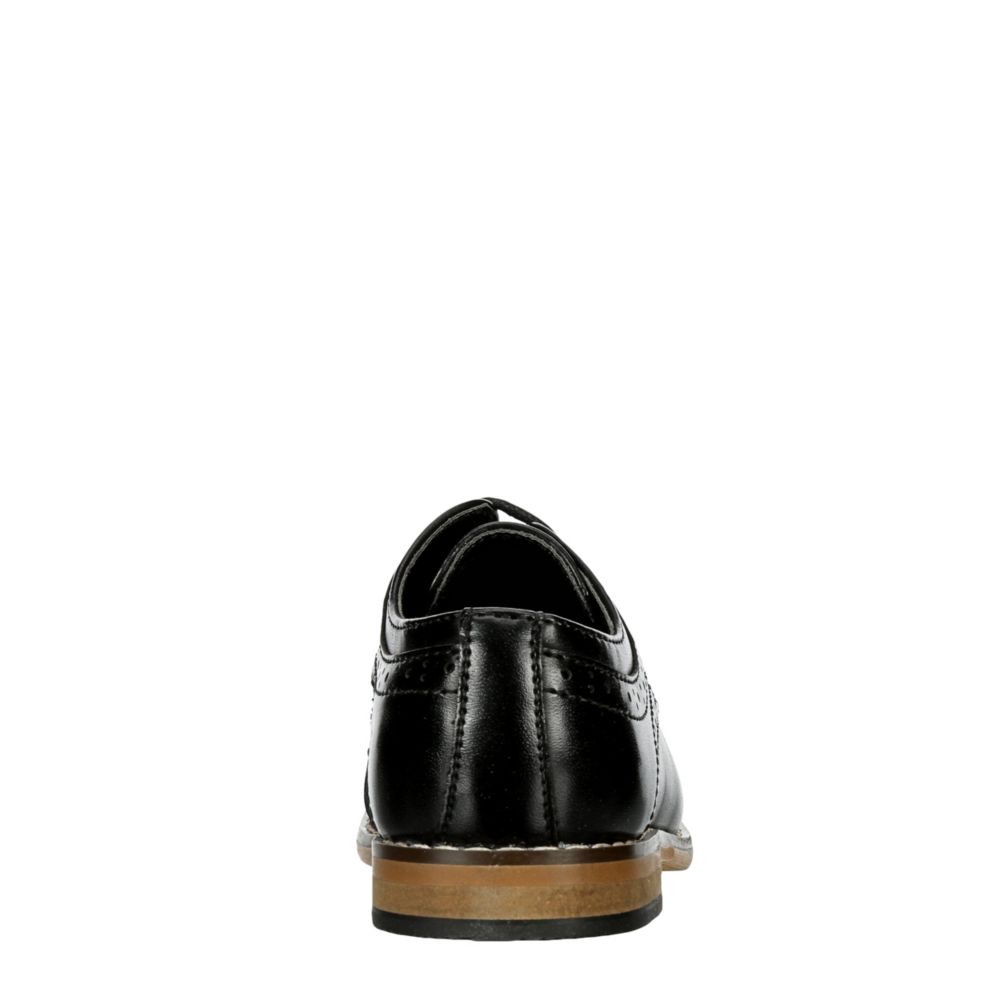 STACY ADAMS Boys Infant Boys Dickinson Cap Toe Dress Oxford - BLACK