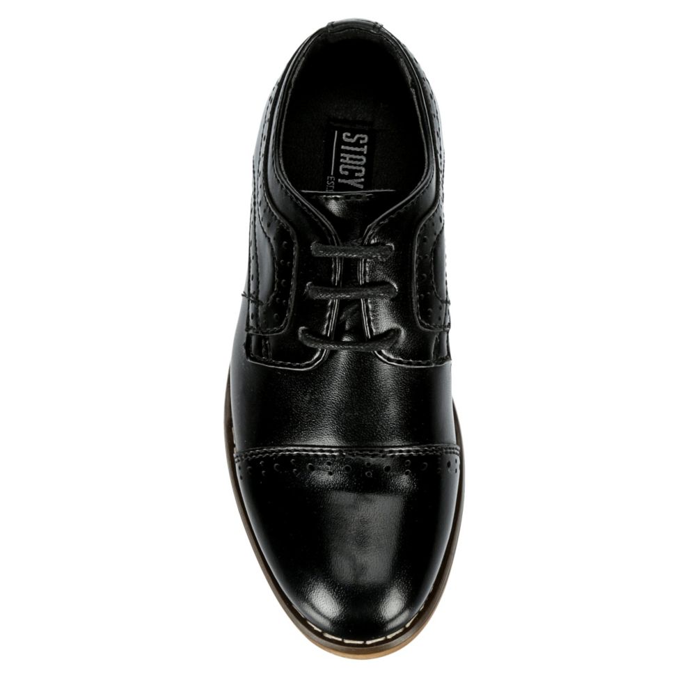 STACY ADAMS Boys Infant Boys Dickinson Cap Toe Dress Oxford - BLACK
