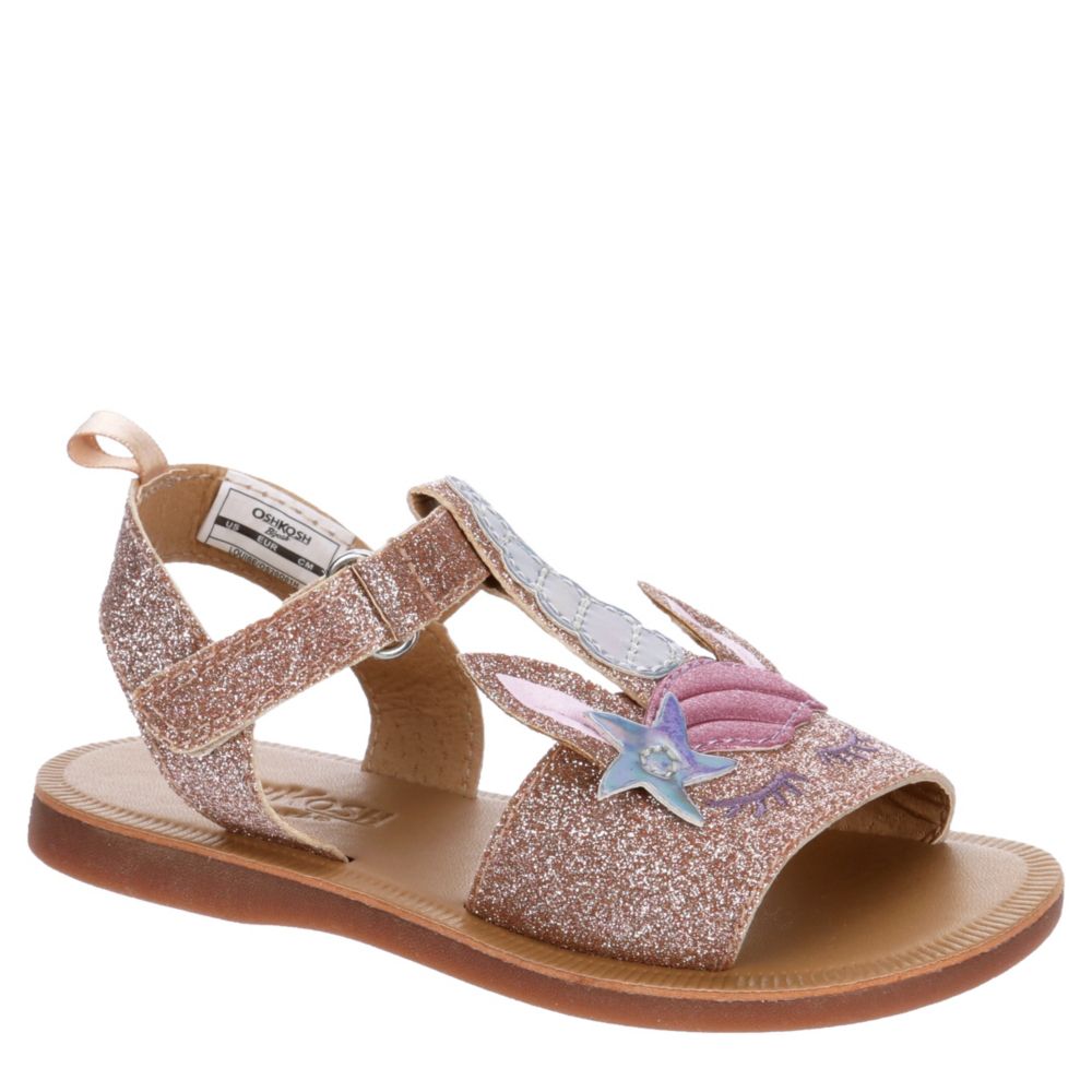 OSHKOSH B`GOSH Girls Infant Louise Unicorn Sandal - PALE PINK